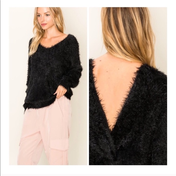 New! Stunning Knot fuzzy Liza sweater(super soft) - Picture 2 of 6